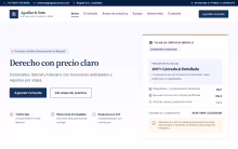 Vista previa del sitio Aguilar & Soto Abogados