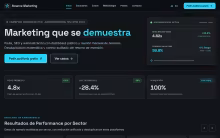 Vista previa del sitio Alcance Marketing