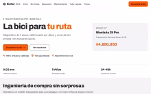 Vista previa del sitio BiciSur Store