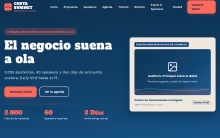 Vista previa del sitio Congreso Costa Summit