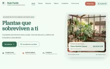 Vista previa del sitio Raíz Verde